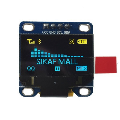 0.96 inch yellow and blue color I2C IIC communication OLED LCD display SSD1306
