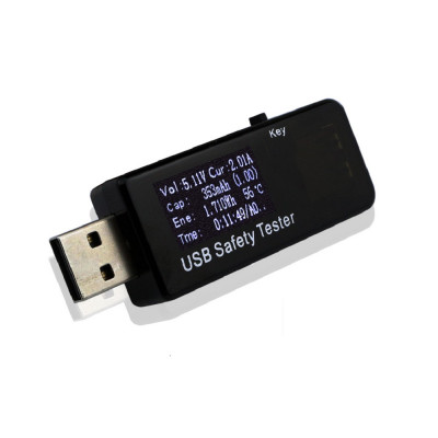 Intelligent Color Screen USB Tester Monitor Digital Voltage Current Fast Meter 