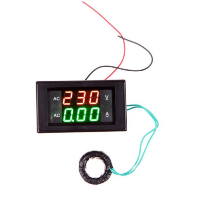 AC 500V 50A Digital Voltmeter Ammeter LED Amp Volt Meter Blue LCD back light Digital Display