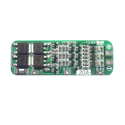 3S 11.1V 12V 12.6V 18650 lithium battery charge protection board 20A current anti-overcharge