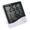 HTC-1 Temperature Humidity Time Display Meter with Alarm Clock, Humidity Meter Incubator Meter, Wall Mount or Table Top