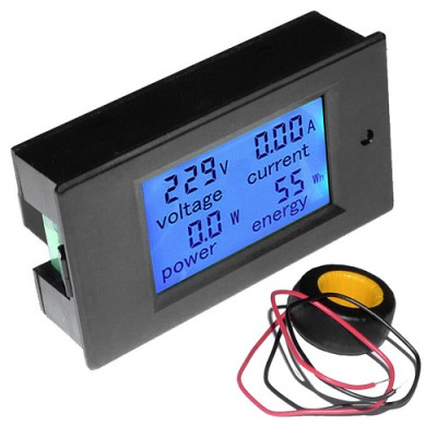 100A Power Monitor Module AC Meter Panel