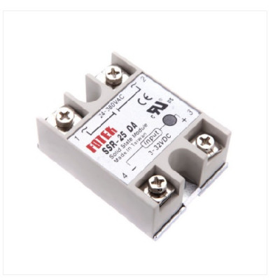 Solid State Relay Module SSR-25DA 25A /250V 3-32V DC Input 24-380VAC Output