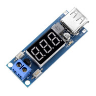 DC 4.5-40V To 5V 2A USB Charger DC-DC Step-down Buck Converter Voltmeter