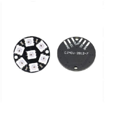 WS2812 7-Bit 5050 RGB Lamp Panel Round LED Board