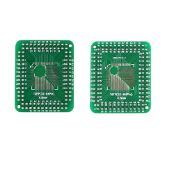 FQFP TQFP 32 44 64 80 100 LQFP In-Line 0.5 / 0.8mm Adapter Board PCB