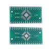 QFN32 QFP32 transfer board patch to DIP 0.8 / 0.65mm pitch adapter board PCB