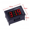 0-100V (99. 9V) DC Digital Voltmeter Panel DC. 36 Inch (Smaller to 0.56inch Model) LED Bike Car, Red