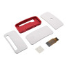 Red White Case Compatible ABS Raspberry pi Zero case with Camera Cable