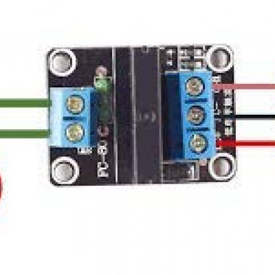 Single Channel 1 Relay 5V Low Level OMRON Solid State Relay Module with Fuse Solid State Relay 250V 2A