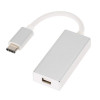 USB 3.1 Type C Male to Mini DP Display Port Female Converter Adapter Cable for Apple MacBook Chromebook and Monitor