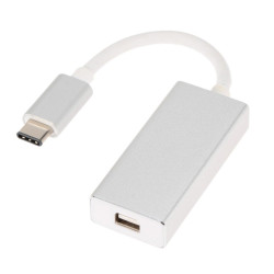 USB 3.1 Type C Male to Mini DP Display Port Female Converter Adapter Cable for Apple MacBook Chromebook and Monitor USB 3.1 Type C Male to Mini DP Display Port Female Converter Adapter Cable for Apple MacBook Chromebook and Monitor