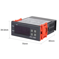 STC-1000 12V LCD Digital Thermostat Temperature Control dual Relay HOT and COLD STC-1000 12V LCD Digital Thermostat Temperature Control dual Relay HOT and COLD