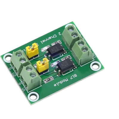 PC817 2 Channel Optocoupler Isolation Board DC 3.6 -30V Driver