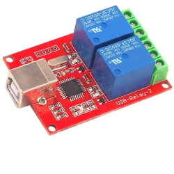 5V USB Control Switch 2 Channel Relay Module Computer PC 5V USB Control Switch 2 Channel Relay Module Computer PC