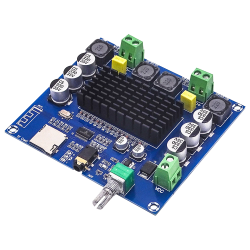 2 x 100W Bluetooth 5.0 TDA7498 digital Power amplifier board Stereo Audio AMP Module Support TF Card AUX XH-A105 2 x 100W Bluetooth 5.0 TDA7498 digital Power amplifier board Stereo Audio AMP Module Support TF Card AUX XH-A105