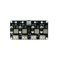 4-way fast charge module 12V 24V to QC3.0 fast charge Single USB mobile phone charging board 4-way fast charge module 12V 24V to QC3.0 fast charge Single USB mobile phone charging board