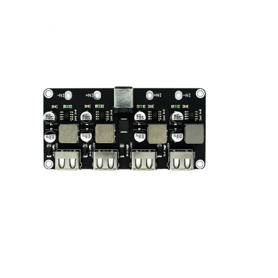 4-way fast charge module 12V 24V to QC3.0 fast charge Single USB mobile phone charging board