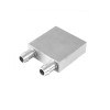 Aluminum Water Cooling Block Size 40x40mm for CPU Graphics Radiator Heatsink