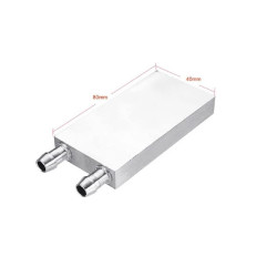 Aluminum Water Cooling Block Size 40x80mm for CPU Graphics Radiator Heatsink Aluminum Water Cooling Block Size 40x80mm for CPU Graphics Radiator Heatsink