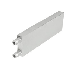Aluminum Water Cooling Block Size 40x120mm for CPU Graphics Radiator Heatsink Aluminum Water Cooling Block Size 40x120mm for CPU Graphics Radiator Heatsink