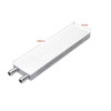 Aluminum Water Cooling Block Size 40x160mm for CPU Graphics Radiator Heatsink