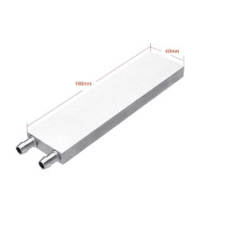 Aluminum Water Cooling Block Size 40x160mm for CPU Graphics Radiator Heatsink Aluminum Water Cooling Block Size 40x160mm for CPU Graphics Radiator Heatsink