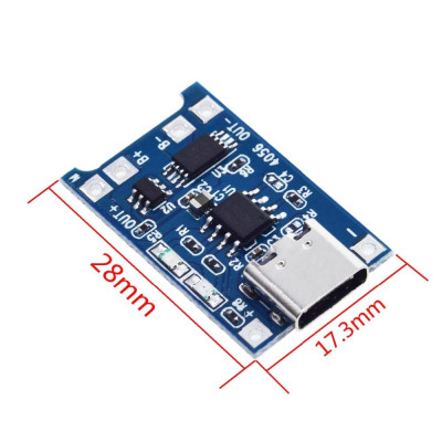 5V 1A Micro USB 18650 type-c Lithium Battery Charging Board Charger Module w Protection
