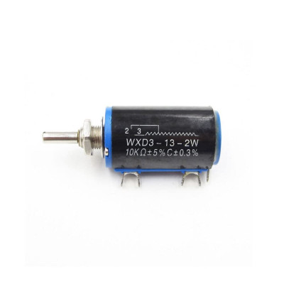 WXD3-13-2W 10K ohm WXD3-13 2W Rotary side Rotary Multiturn Wirewound Potentiometer