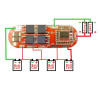 3S/4S/5S High Current Ternary Polymer Lithium Battery Protection Board 20A - 3 strings