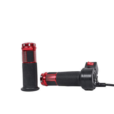 12-80V Universal Electric Bicycle Throttle for ebike/scooter/tricycle with Forward and Reverse Switch -Red