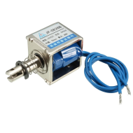 JF-0826B DC 24V 20N 10mm Stroke Push-Pull Type DC Solenoid Electromagnet Linear Motion