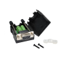 DB9 Male Soldering Serial Port Adapter with case RS232 COM Transfer Terminal