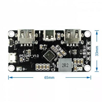 IP5328P charging two-way 3.7V to 5V 9V 12V boost fast charging circuit board