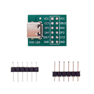 Type-c usb transfer pin dip female base B adapter typec feed and discharge pin