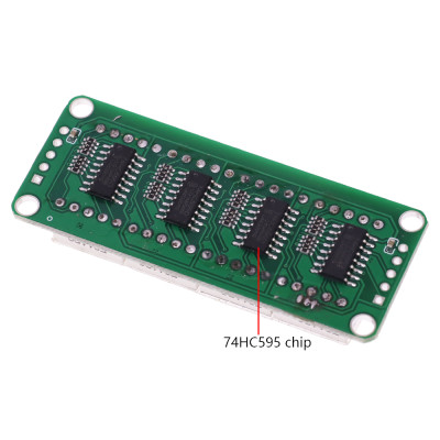 74HC595 4 digits static drive 4-segment digital tube display module 74HC595 4 digits static drive 4-segment digital tube display module