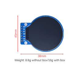 1.28 inch round screen TFT module 240x240 HD IPS full