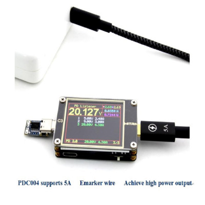 PDC004-PD PD decoy module Ip2721 PD23.0 to DC DC trigger extension cable PLR QC4 charger 9V 12V PDC004-PD PD decoy module Ip2721 PD23.0 to DC DC trigger extension cable PLR QC4 charger 9V 12V