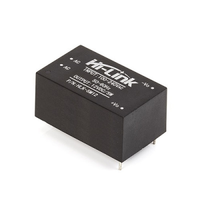 HLK-5M12 AC 240V to DC 12V 5W Step-Down Power Supply   Module