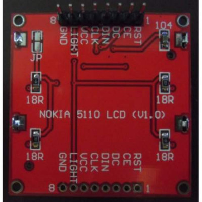 Nokia 5110 based Graphical LCD Display