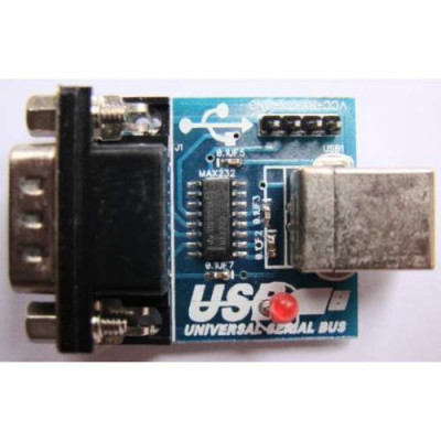 USB to RS232 Serial Converter with LED Indicator and TTL Output