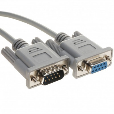 DB9 9 Pin Serial RS232 Extension M/F Male to Female Cable