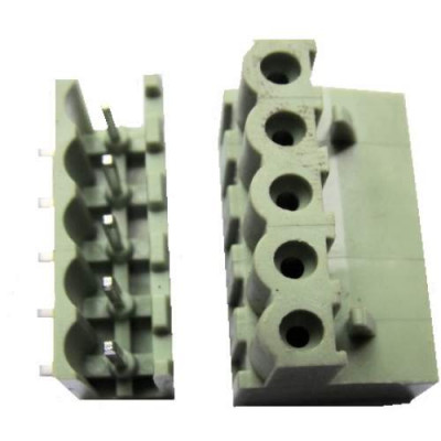 5 Pin Screw Terminal Block Connector Right Angle