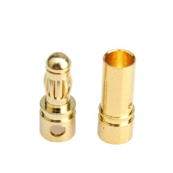 3.5mm Gold-plated Bullet Banana Plug Connector RC Battery
