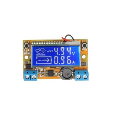 DC-DC Step Down Power Supply Adjustable Module With LCD Display With Housing CasE