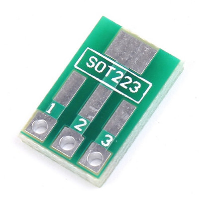 SOT89 switch to DIP SOT223 to DIP adapter board 1.5mm pitch pin pitch patch universal board PCB