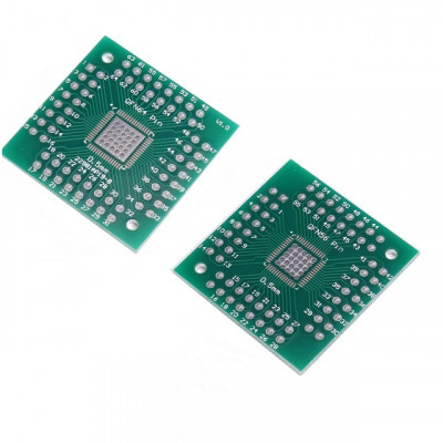 QFN56 QFN64 transfer board QFN turn to insert 0.5mm pin pitch PCB