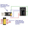 CH340 USB to ESP8266 Serial Wireless Wifi Module Adaper Board CH340 ESP-01 Development Microcontroller