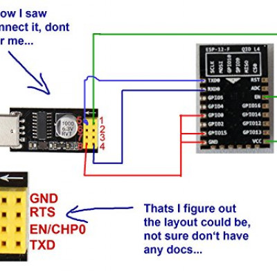 CH340 USB to ESP8266 Serial Wireless Wifi Module Adaper Board CH340 ESP-01 Development Microcontroller