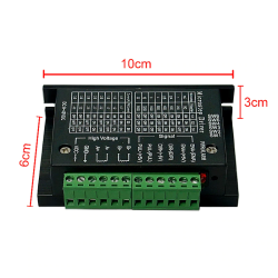 TB6600 stepper motor driver 32 segments upgraded version 4.0A 42VDC for CNC Router machine Engraving Drilling Milling Machine (pulse 3-24V) TB6600 stepper motor driver 32 segments upgraded version 4.0A 42VDC for CNC Router machine Engraving Drilling Milling Machine (pulse 3-24V)